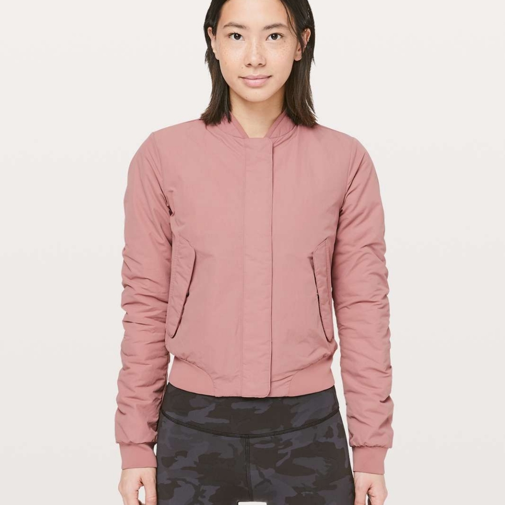 Lululemon Warm Two Ways BomberCopper Coil